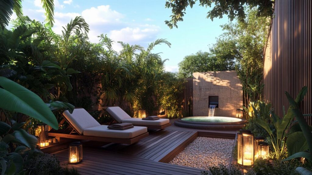 Ideas inspiradoras para el desarrollo del área de spa exterior: ¿Cómo crear el lugar de relajación perfecto en tu jardín?